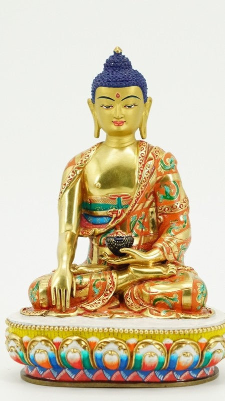 tibetan-buddhist-shakyamuni-buddha-statue-art-hand-painted-mineral-paint.jpg
Alt Text: Hand-painted Tibetan-Buddhist Shakyamuni Buddha Statue using mineral pigments, embodying peace, wisdom, and enlightenment. Ideal for meditation and home altars.