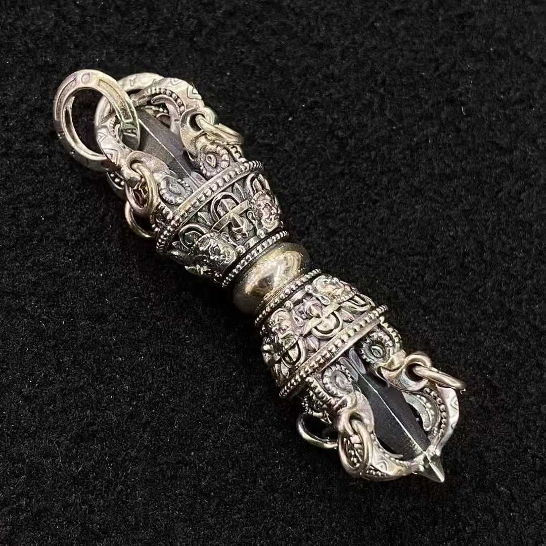 Handcrafted Para Vajra pendant symbolizing protection and wisdom.