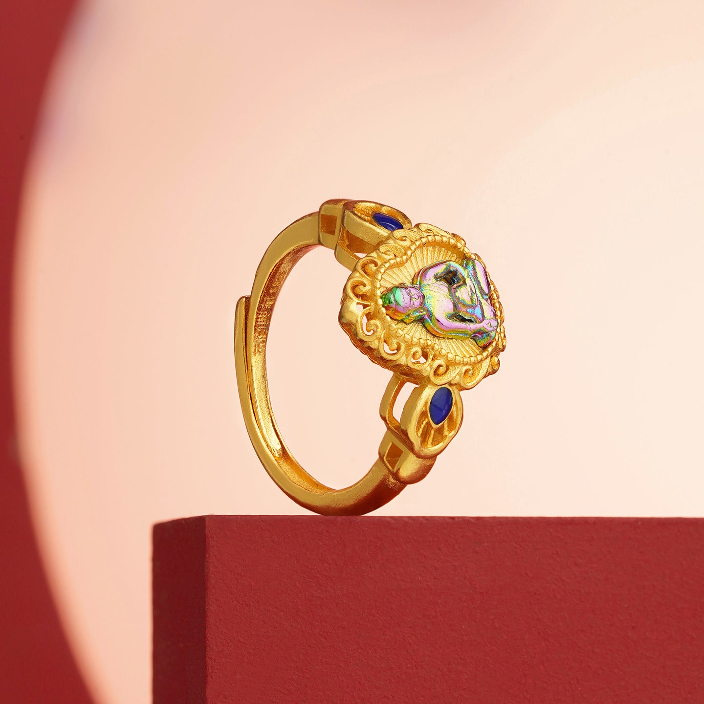 Tibetan spiritual pendant promoting longevity and positive energy.