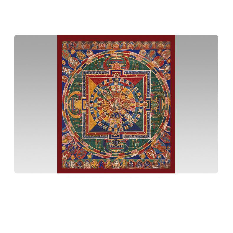 Tibetan Buddhist sandalwood pendant symbolizing purification and spiritual awakening.