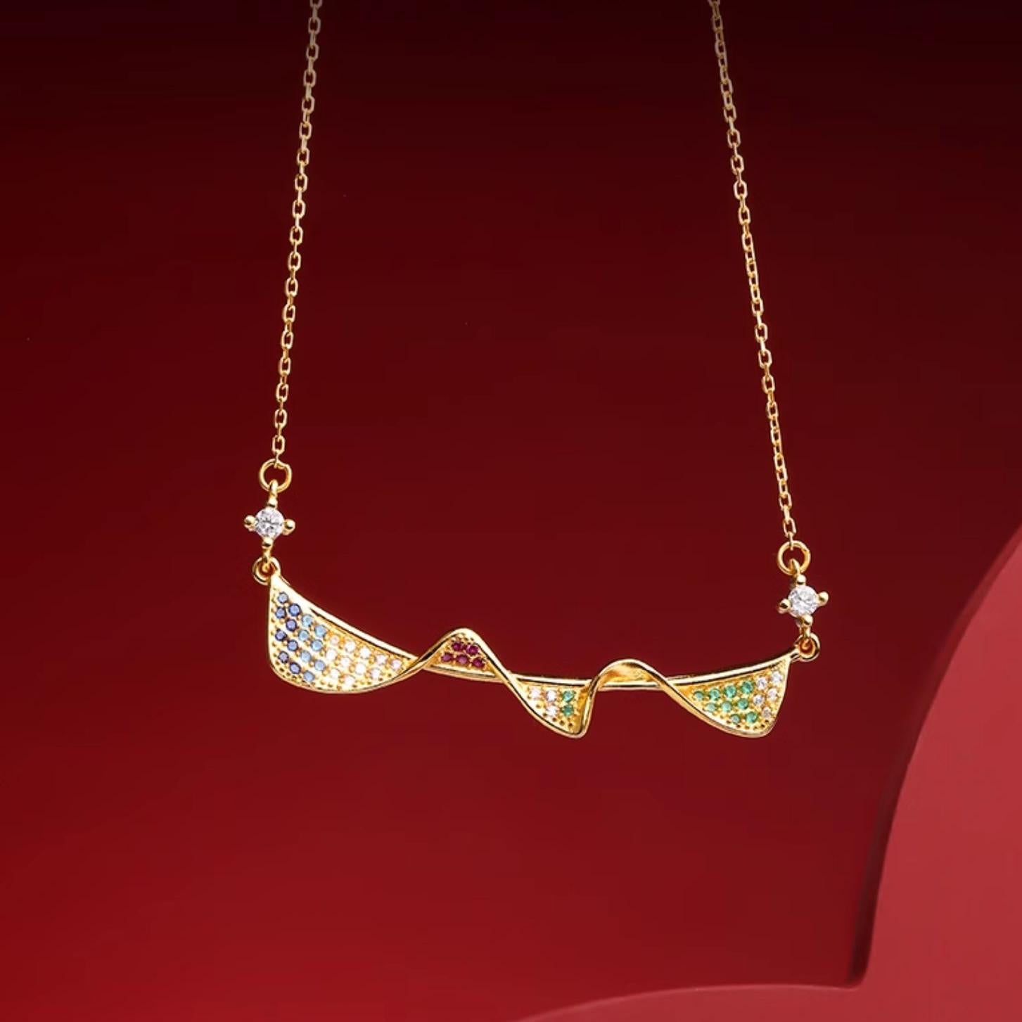 Handmade Tibetan Buddhist Ruyi pendant in 925 sterling silver symbolizing elegance, luck, and fulfillment.