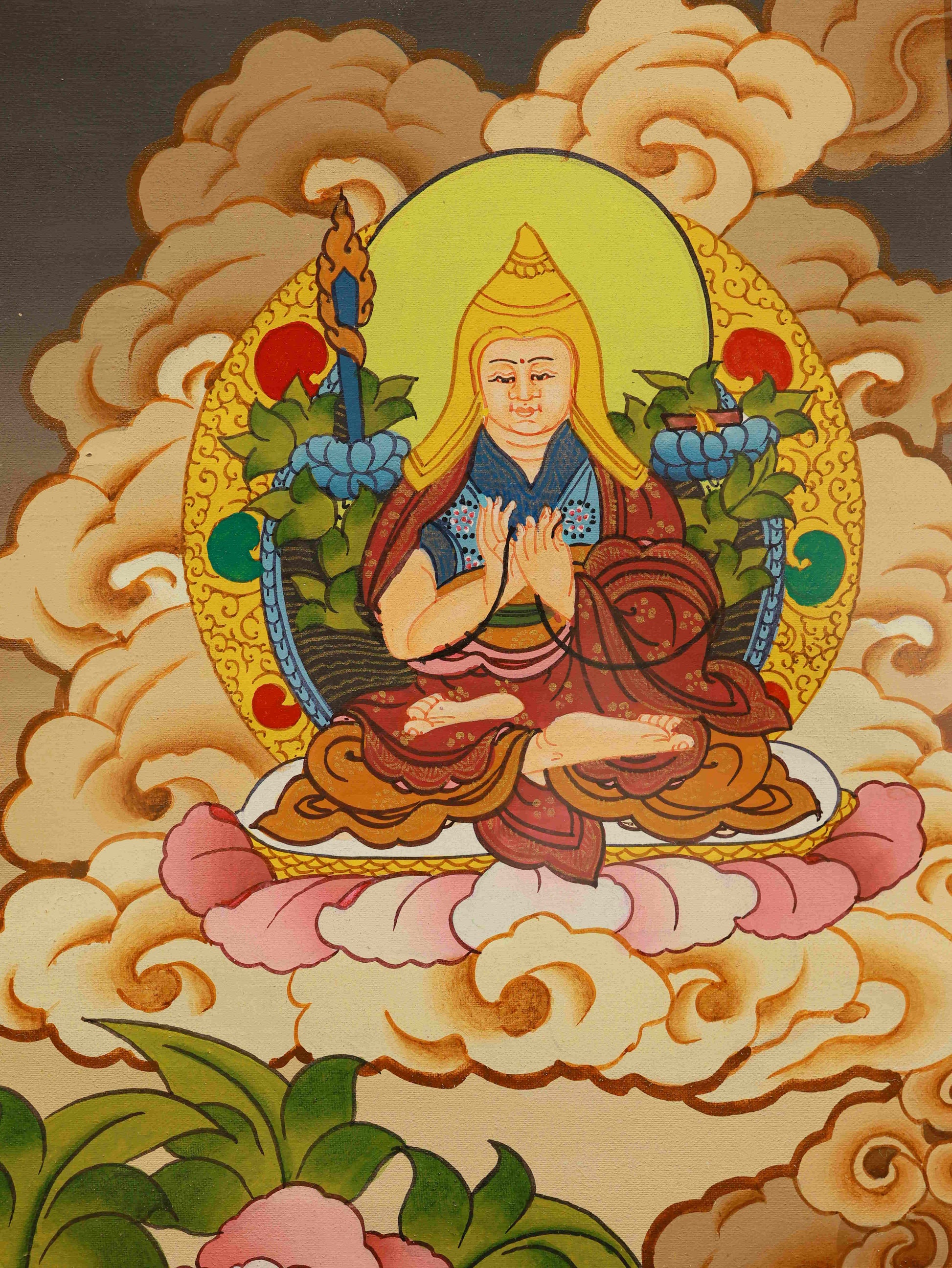 Tibetan Buddhist Green Tara Thangka - 21 Emanations of Compassion