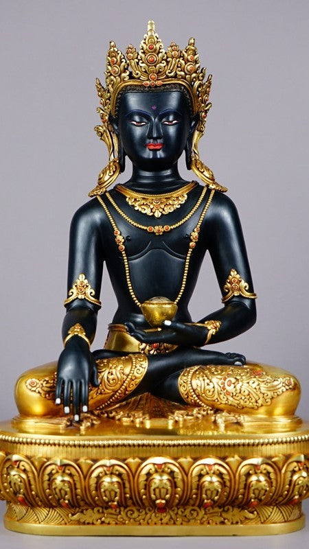 Sacred Tibetan Buddhist Shakyamuni Buddha statue, handmade Buddha Statue-Art representing wisdom and spiritual awakening, suitable for home shrine