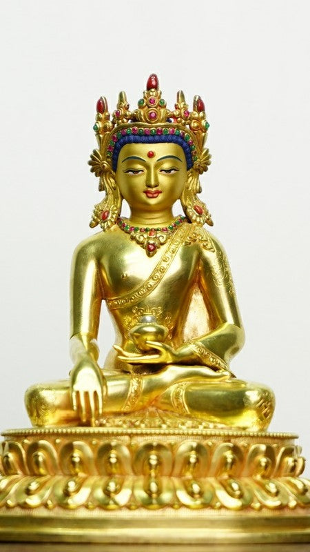 Shakyamuni Buddha statue for home shrine, Tibetan Buddhist statues Buddha Statue-Art