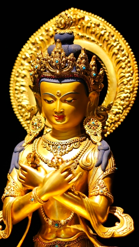 Sacred Vajradhara Tibetan Buddhist statues in Vajrayana tradition, handcrafted Buddha Statue-Art for spiritual and devotional spaces