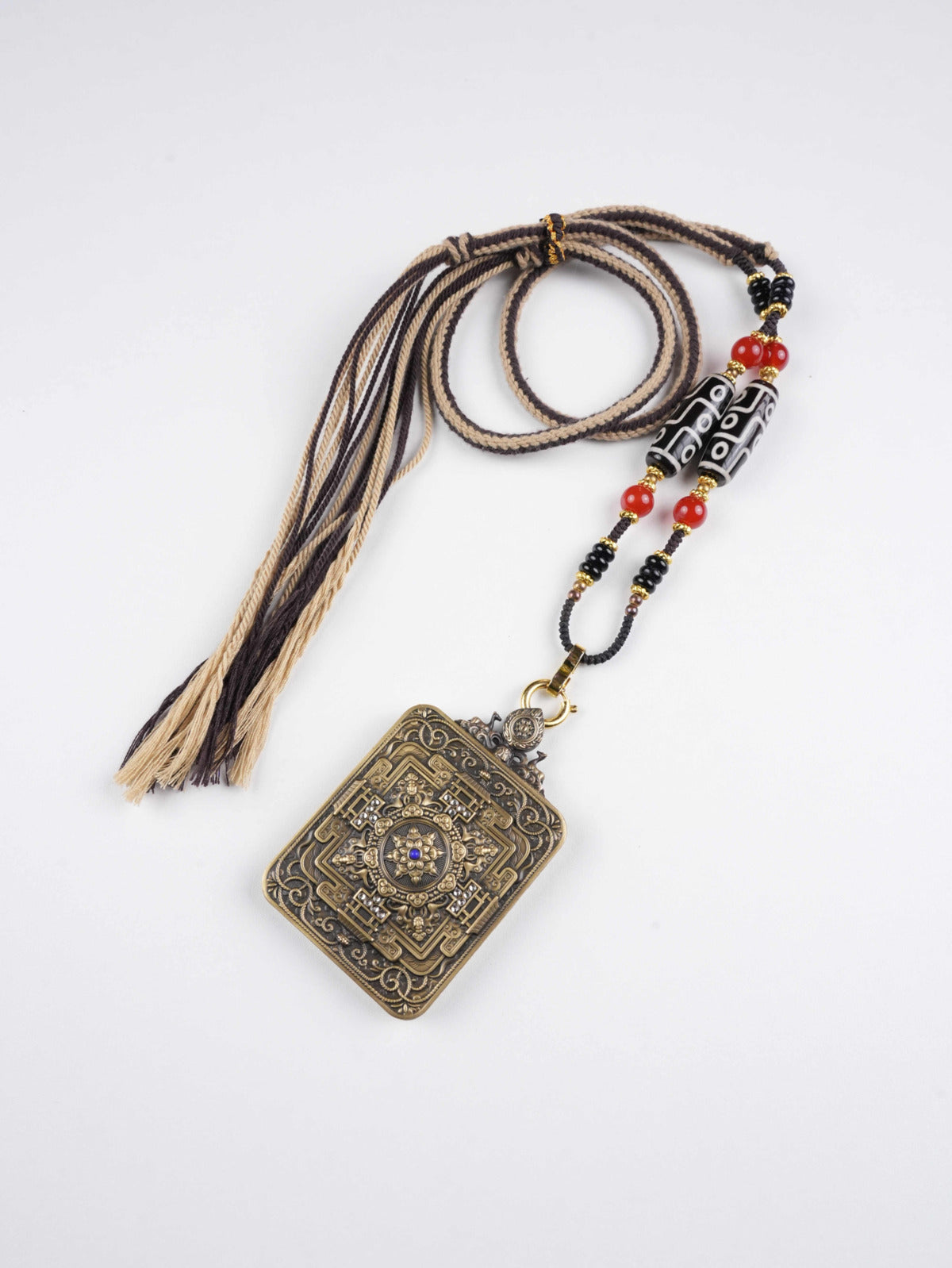 Mini Thangka of Vajrasattva, the embodiment of purity and healing in Tibetan Buddhism.