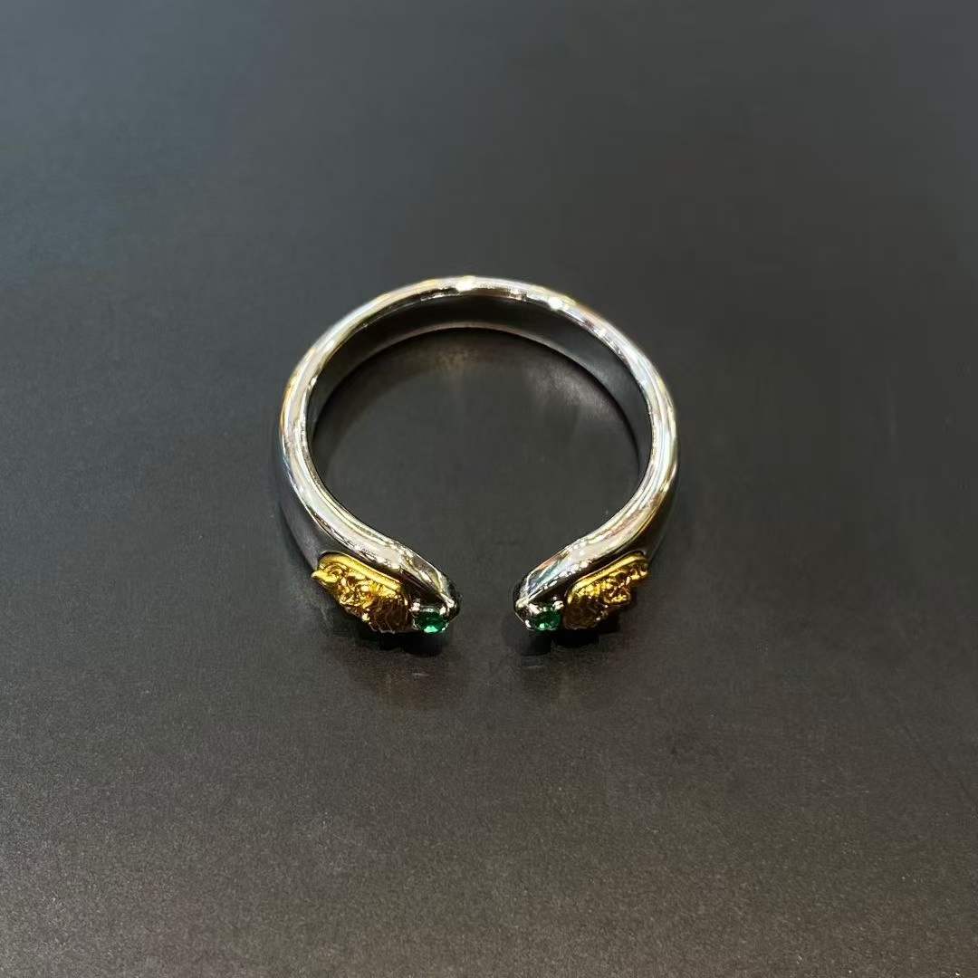 "Sterling Silver Zakir Lam Ring - Unique Tibetan Design with Craftsmanship"