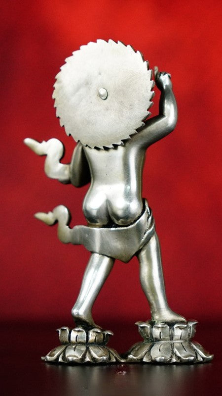 Exquisite hand-painted Shakyamuni Buddha statue, blending traditional Tibetan Buddhist artistry with modern design. A stunning addition to any meditation room or altar.